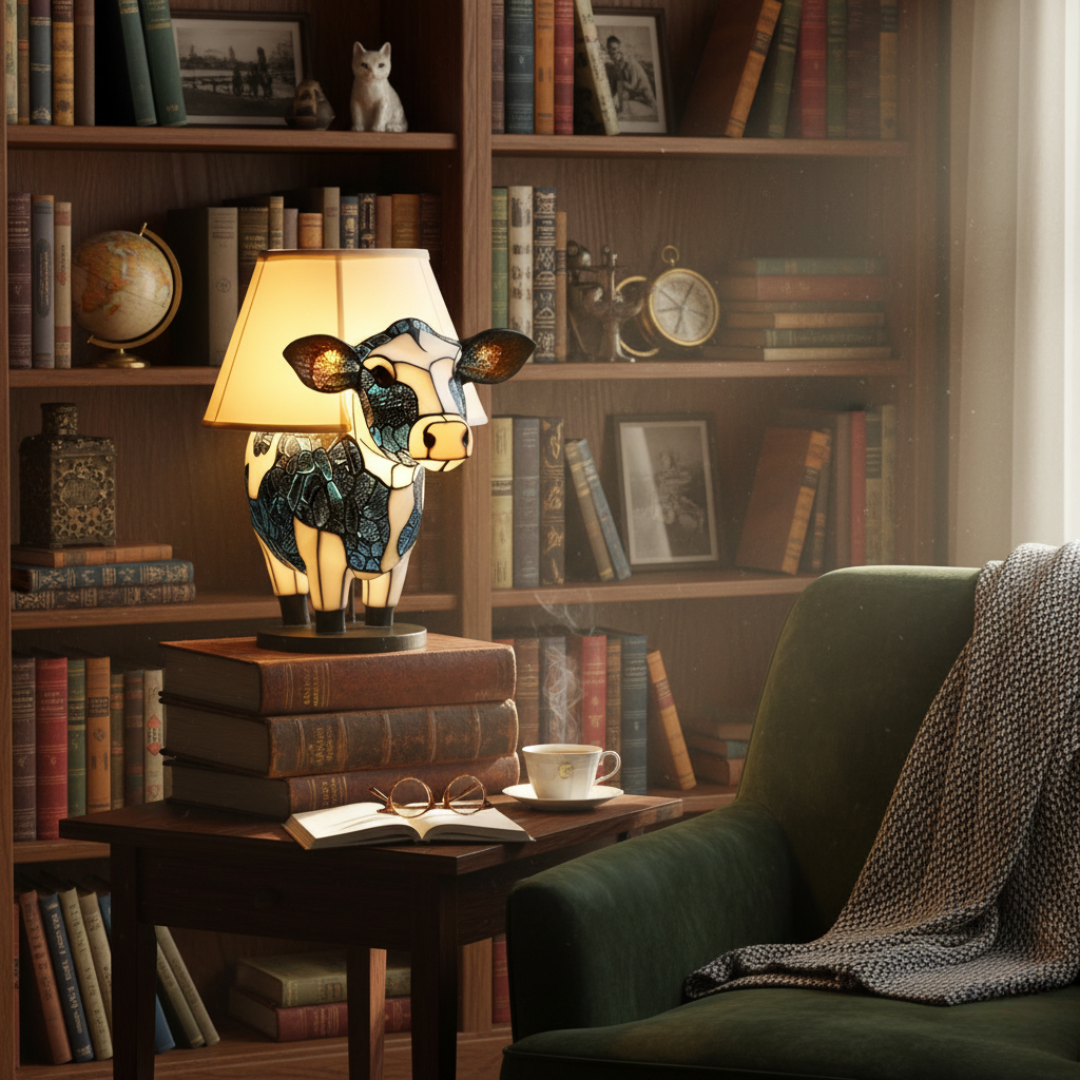 Makassar Ebenholz Premium Bronzefassung Lampe