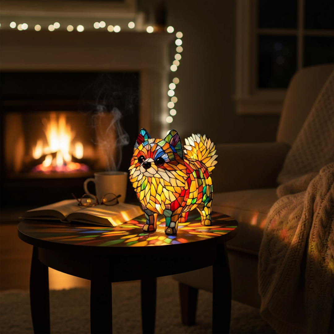 K9 Kristall Porzellan Limitierte Pomeranian Figur Von Diana Handbemalt Deutschland