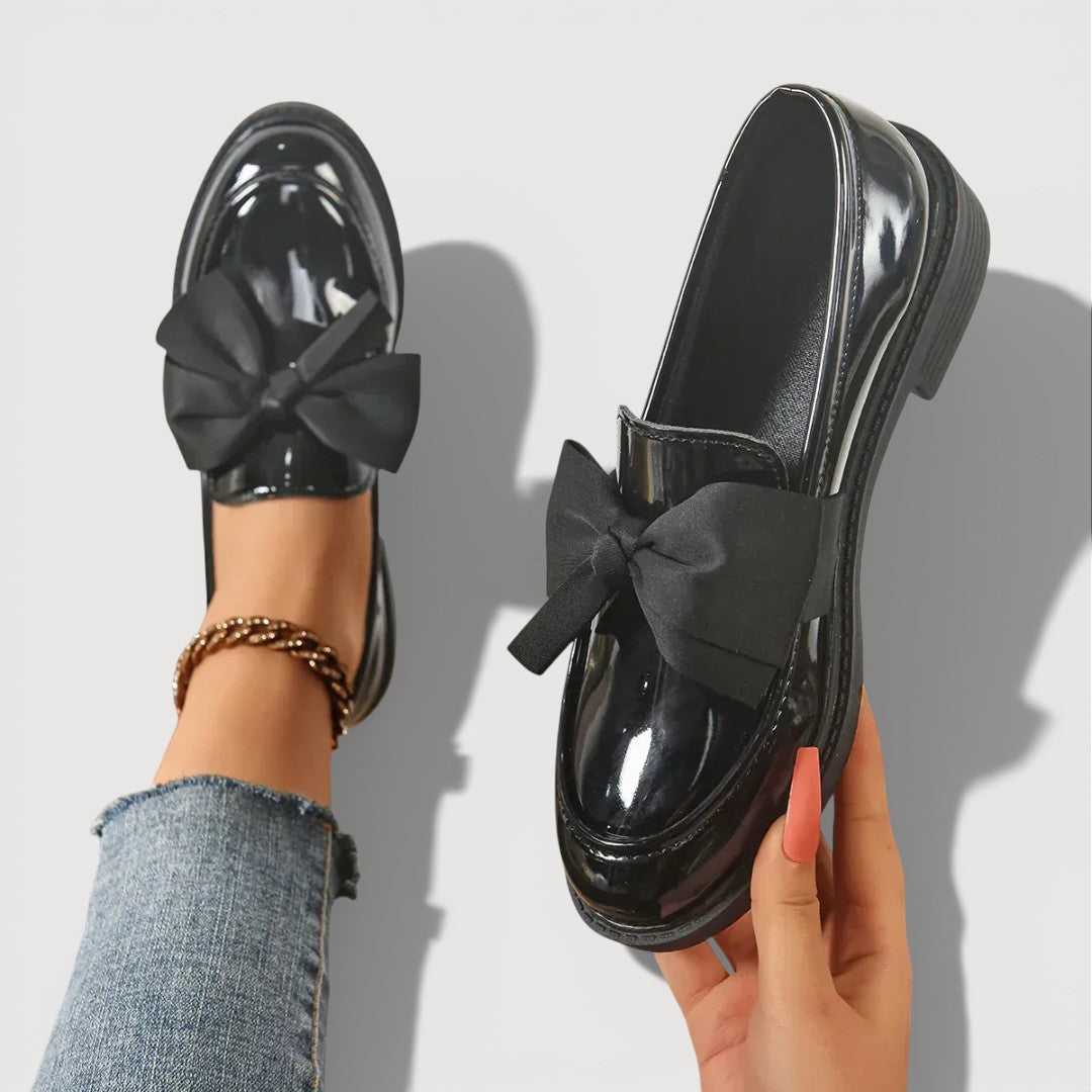 MAERYL – BOW DETAIL LOAFERS