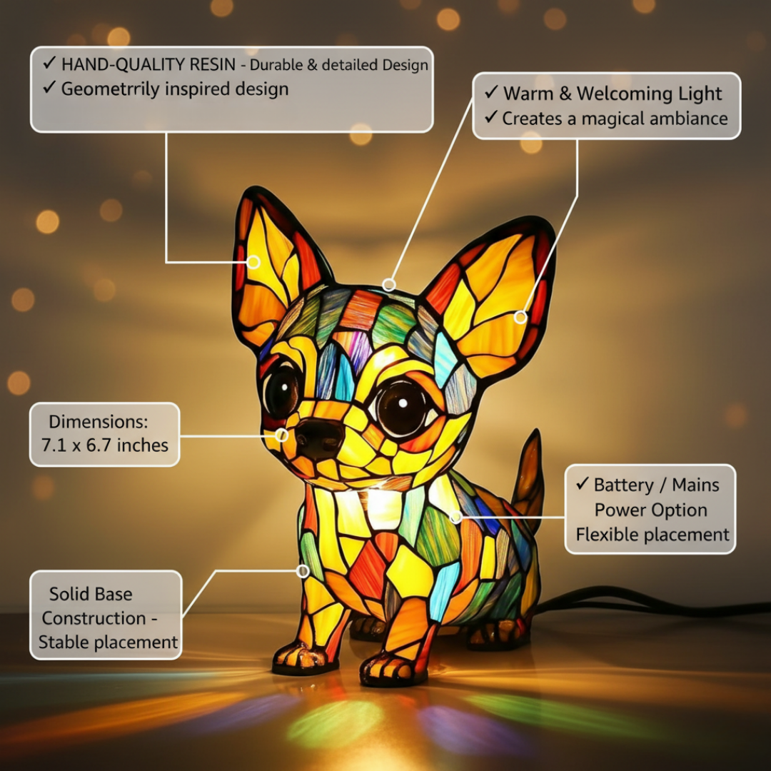 Platin 950 Weißgold Chihuahua Anhänger Natürlicher Luxus