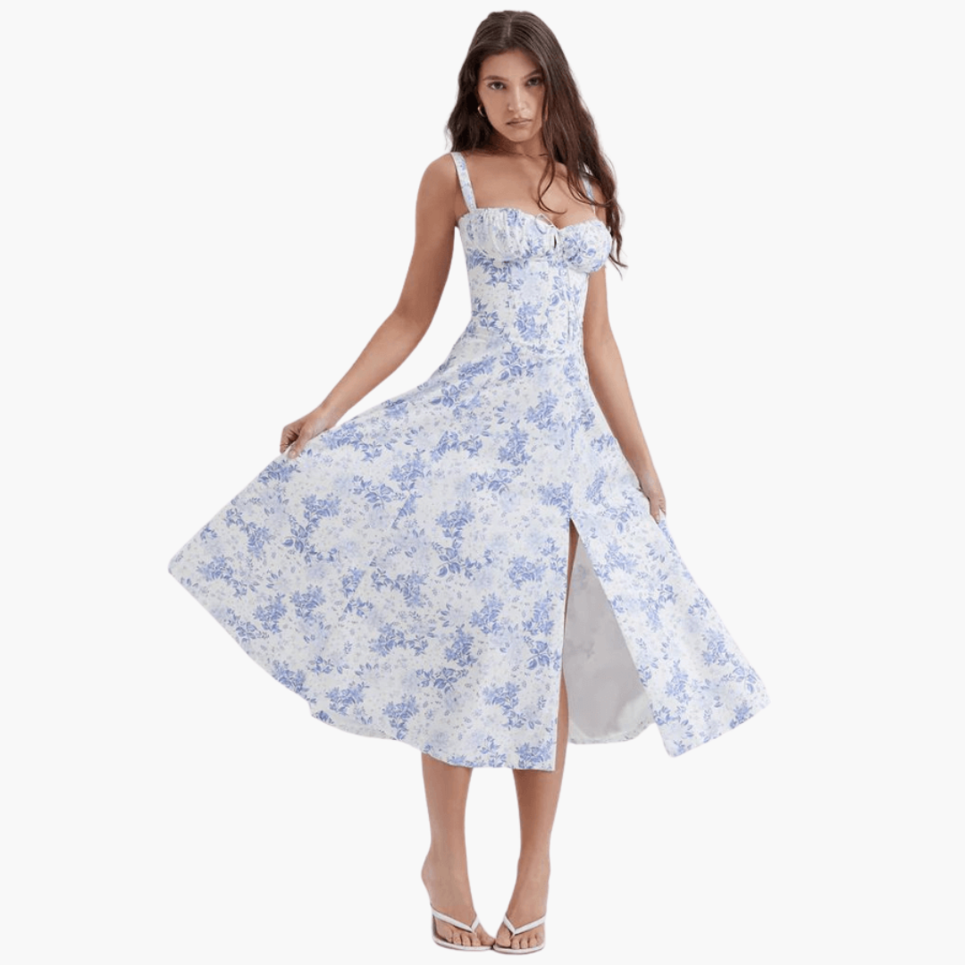 Sienna – Floral Corset Midi Charm