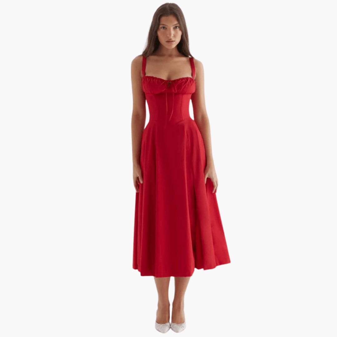 Sienna – Floral Corset Midi Charm