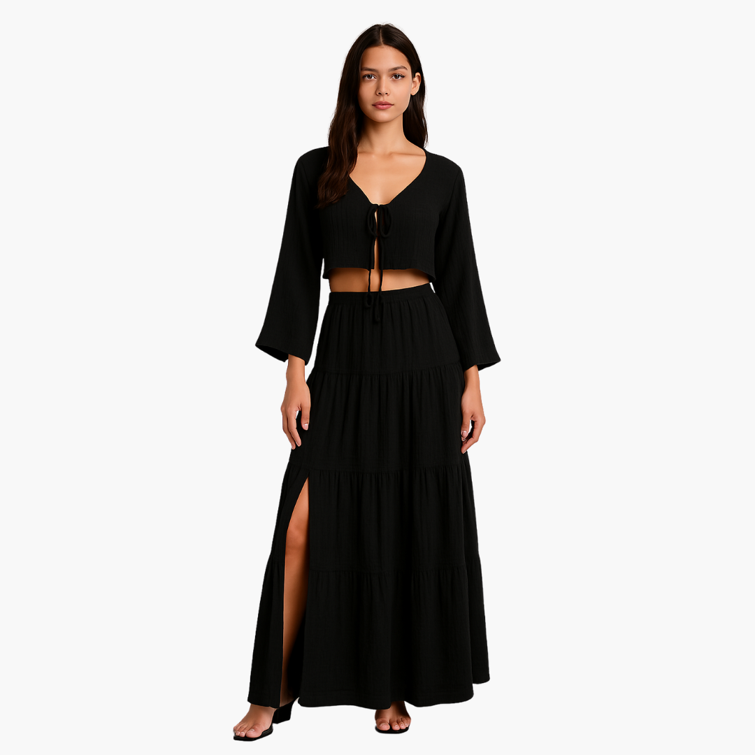 Florence – Chic Tie-Front Elegance