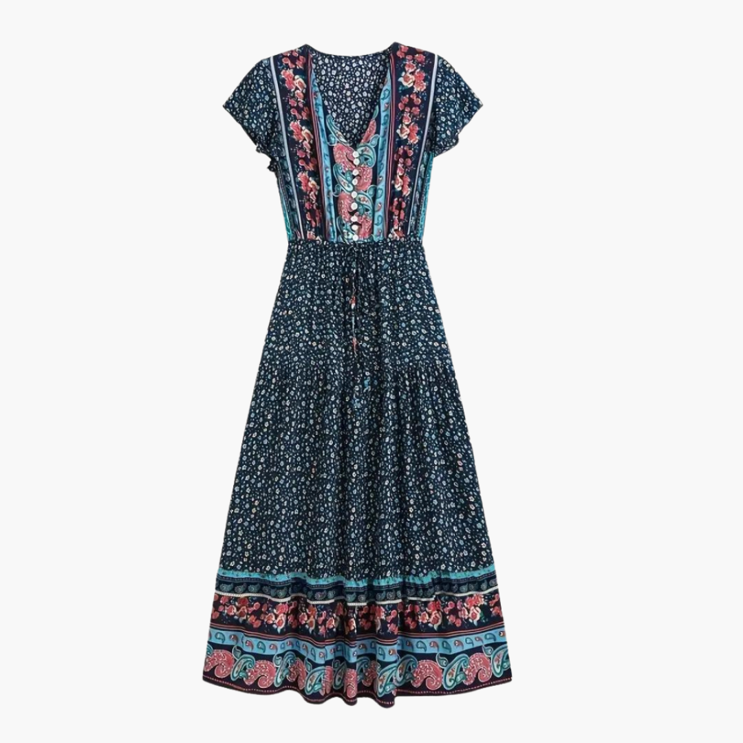 Hattie – Boho Chic Floral Drape