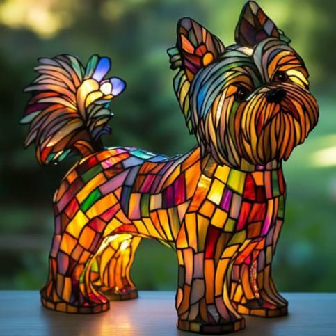 Meissen Porzellan Handbemalt Yorkshire Terrier Figur