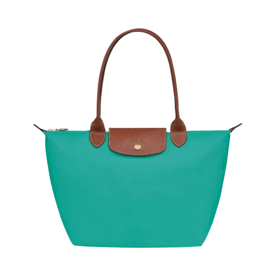 Longchamp - Large Le Pliage Tote, Turquoise VIP